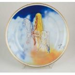 Salvador Dalí (Figueres, 1904 - 1989) Porcelain plate. Numbered 274. Diameter: 39 cm.