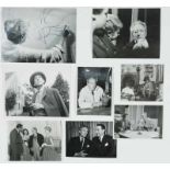 Lot of 8 original black and white photographs of Jean Cocteau. 5 from télé-magazine and 2 from Radio