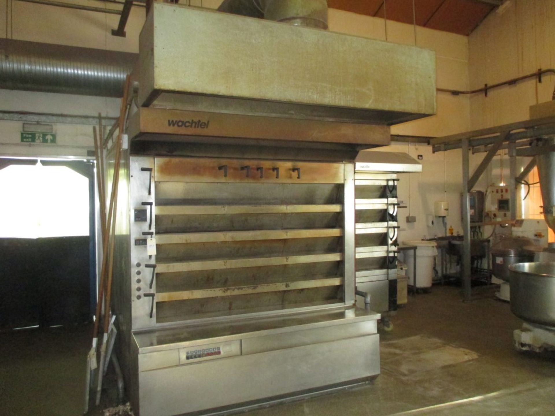 WACHTEL COLUMBUS 5 Deck gas oven with steam injectors.  Model E520/180M Eco. Deck width 1800mm and