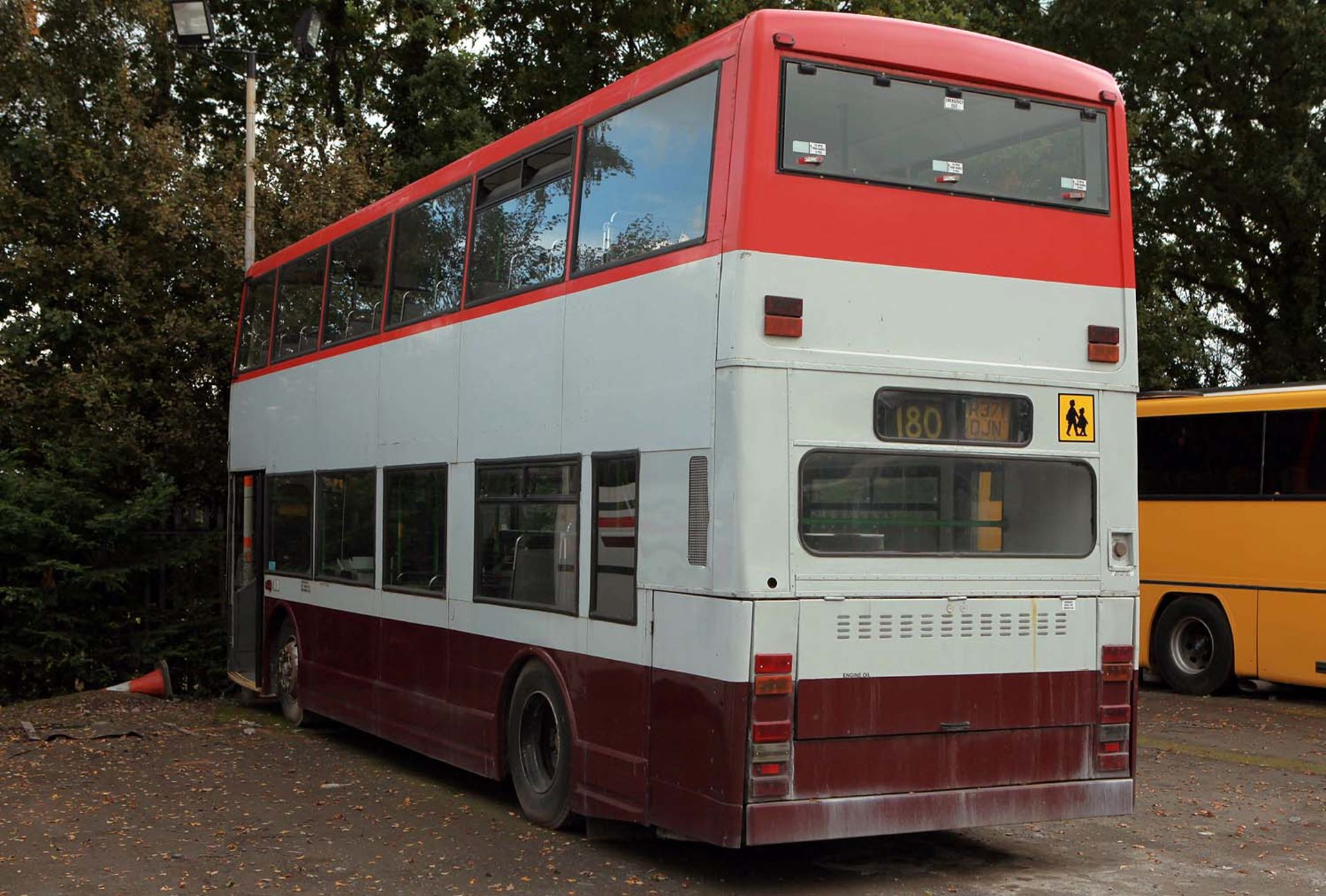 R371 DJN Feb 1998 Volvo Olympian Double Decker. Manual - Volvo Engine with East Lancs Body.