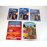 4 X Star Trek TNG Playmate & Galoob Figures & Book