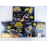 3 x Classic Star Trek Collector's Series Toys