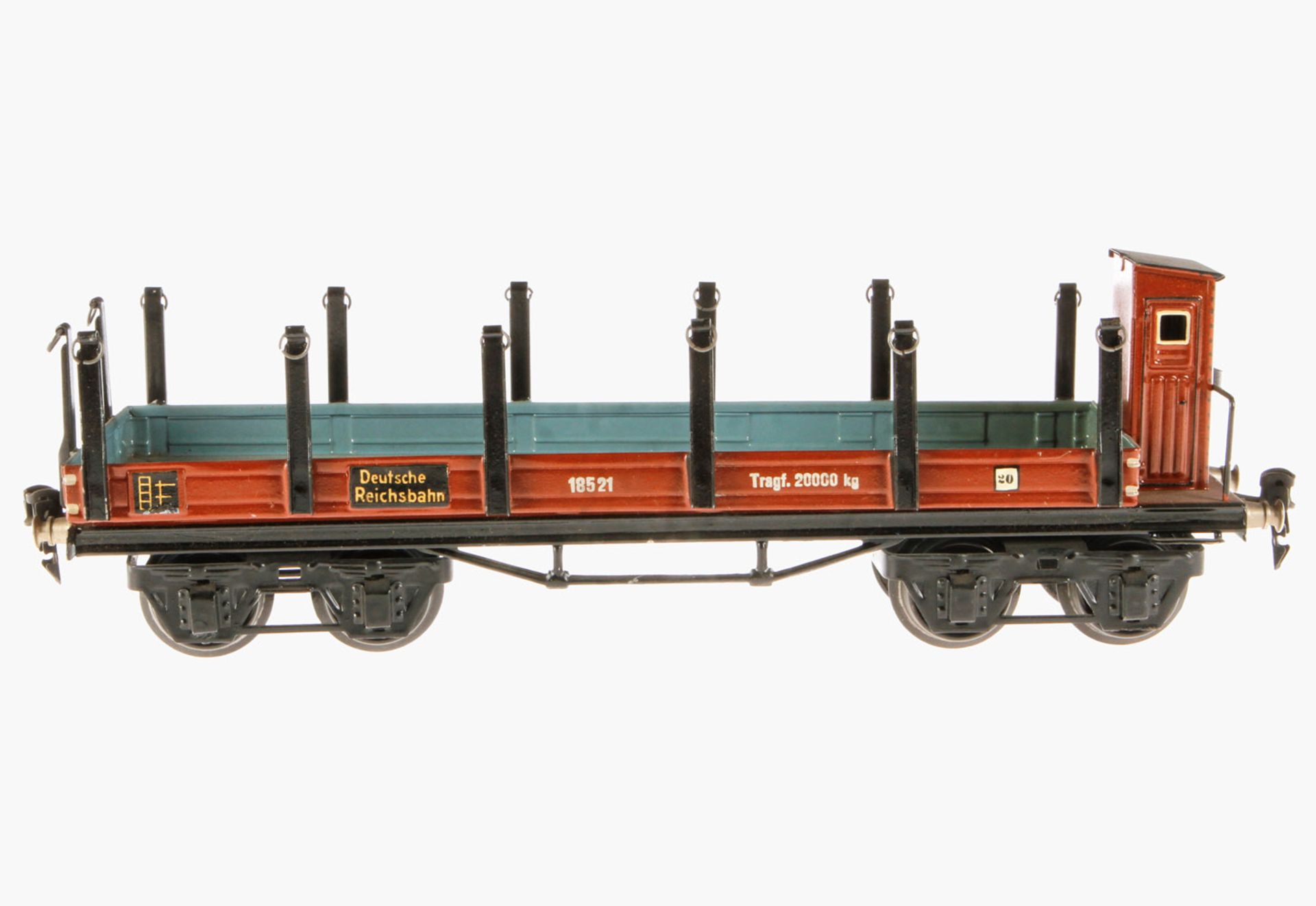 Märklin Rungenwagen 1852, S 1, HL, 4A, L 33,5, Z 2