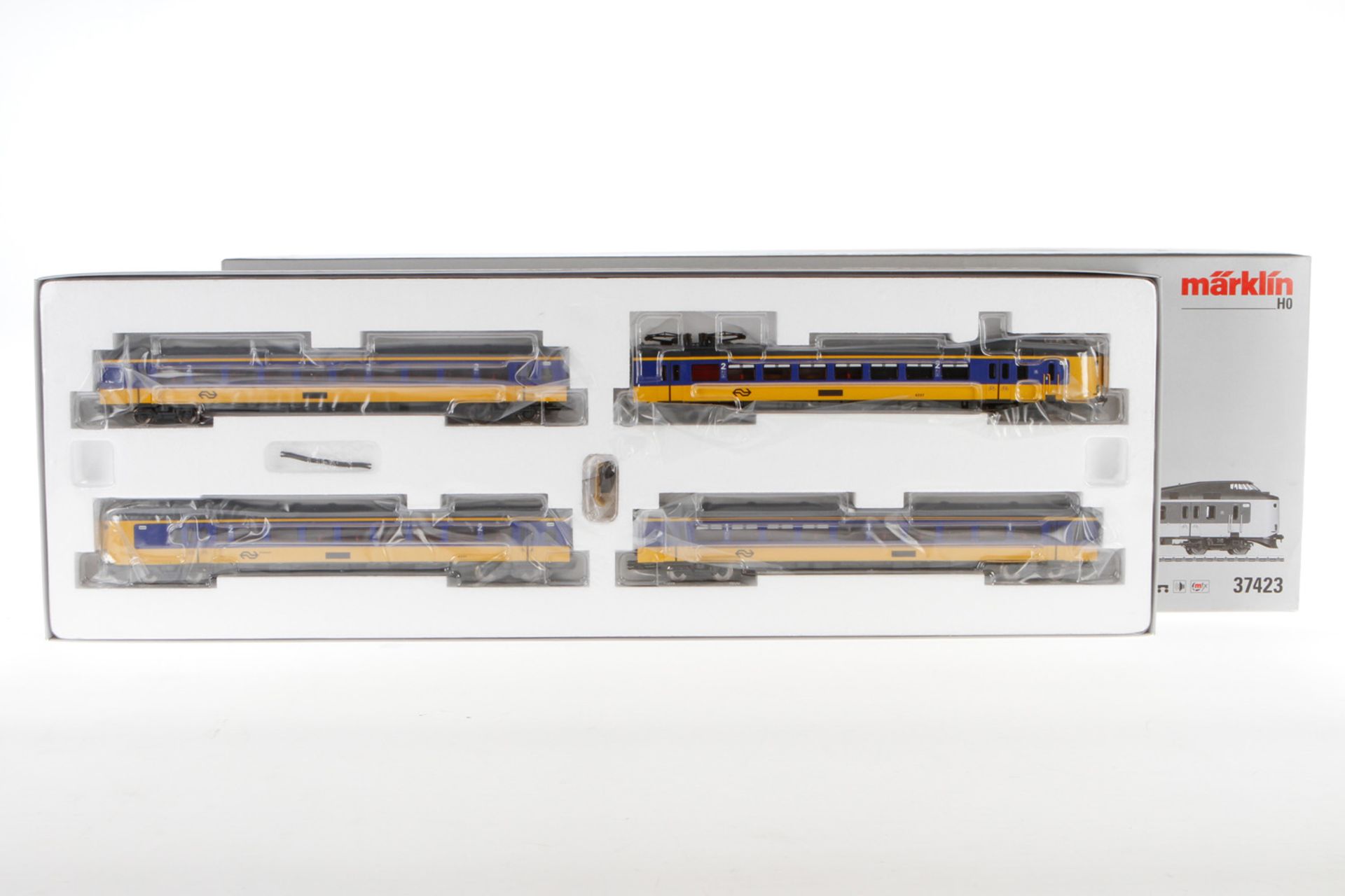 Märklin Digital NS Elektro-Triebzug "Koploper", Nr. 37423, S H0, 4-tlg., Länge 115 cm, OK, Z 1-2