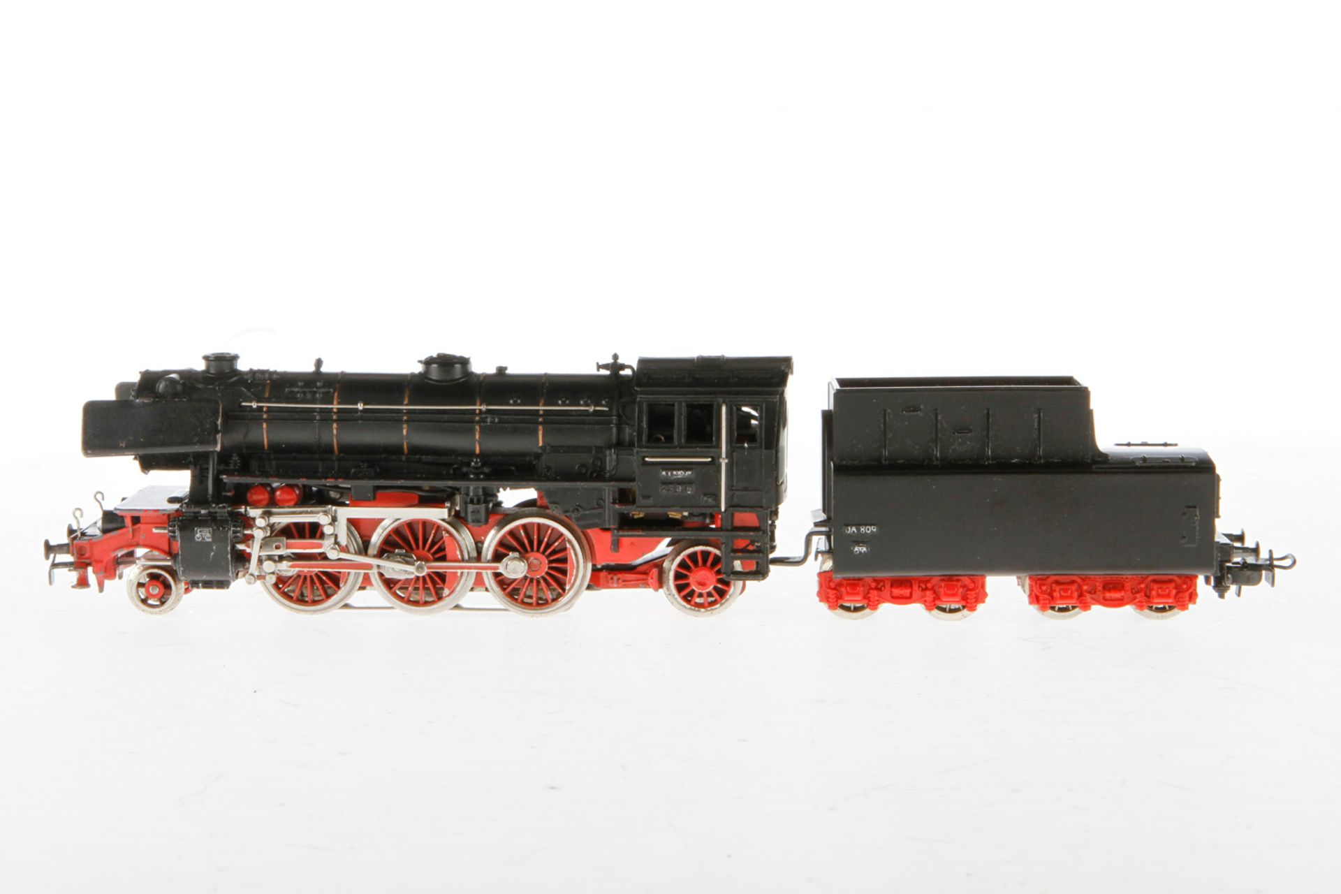 Märklin 1-C-1 Dampflok DA 800 mit Tender, S H0, Guss/Kunststoff, schwarz, 2 Stirnlampen, Vorläufer