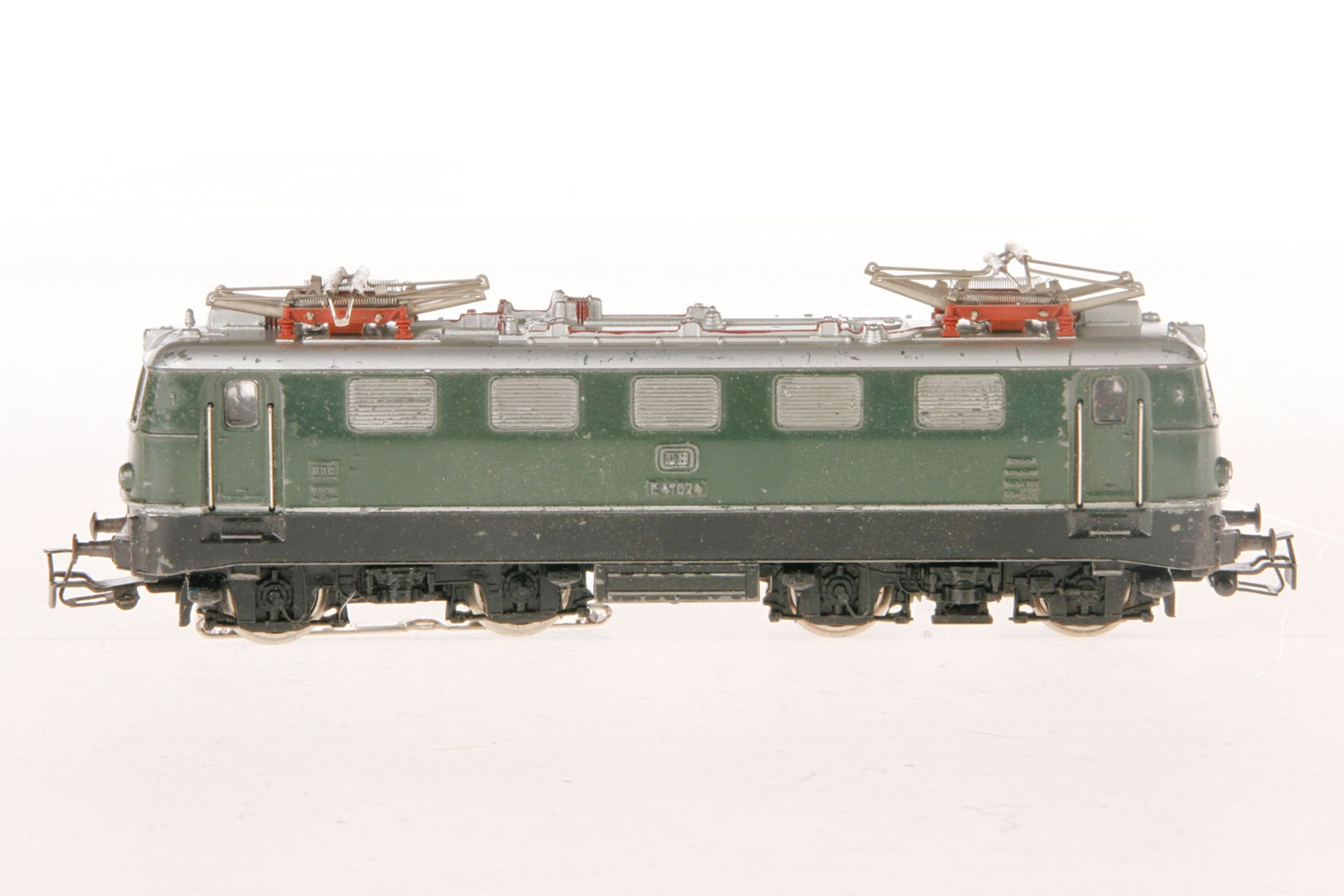 Märklin Bausatz DB E-Lok E 41 024, Nr. 3937, S H0, Guss, grün, 2 STA, beids. 3 Stirnlampen,