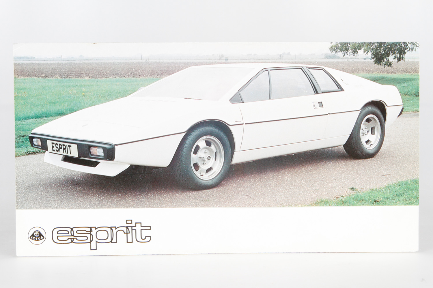 Lotus Esprit Faltprospekt, @ engl., minimale Gebrauchsspuren