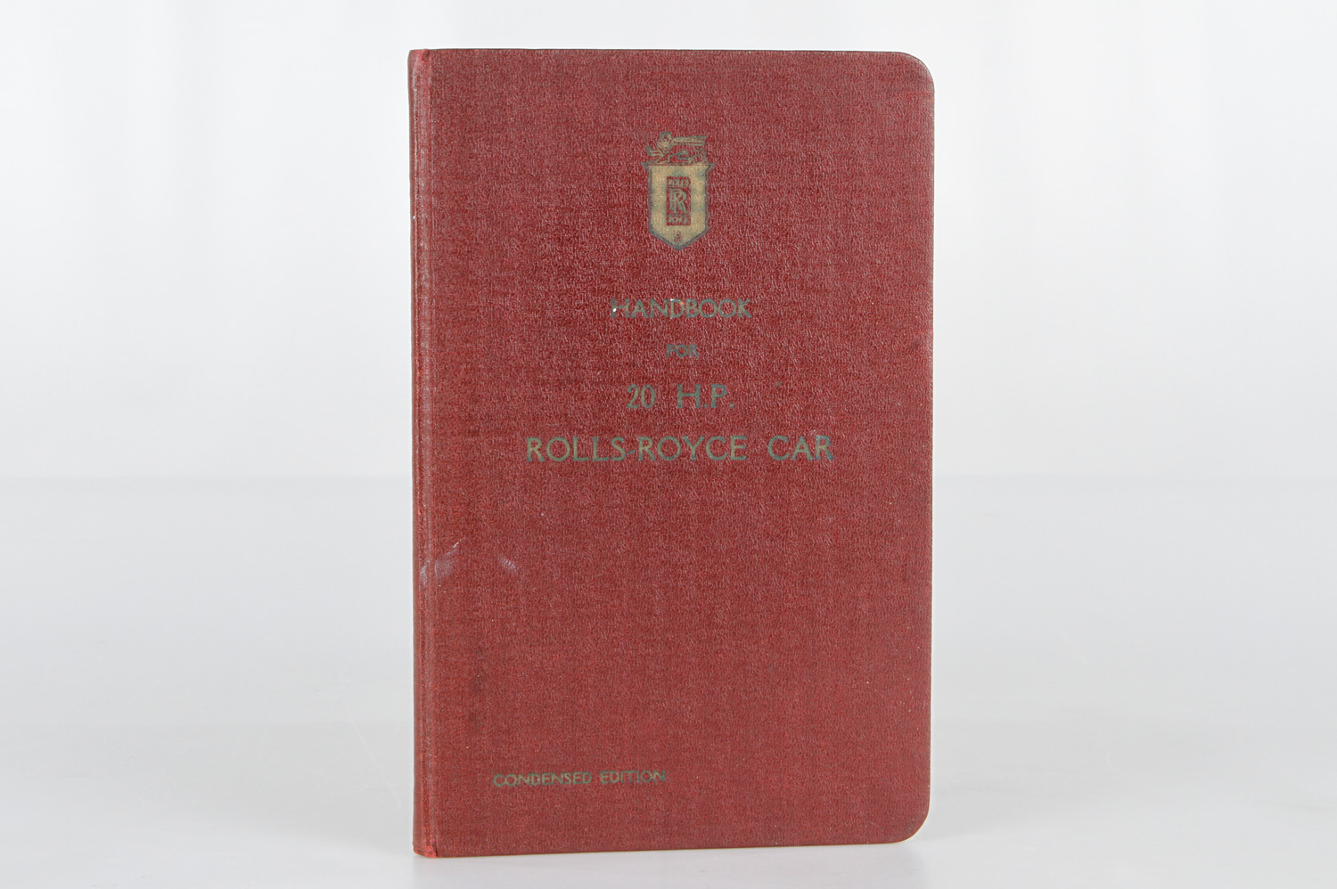 Handbook Condensed Edition Rolls-Royce 20 H.P. @ englisch, s/w bebildert
