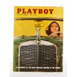 Zeitschrift "Playboy", Juni 1960, mit Mercedes 300 SL Werbung und Bericht über Frank Sinatra und