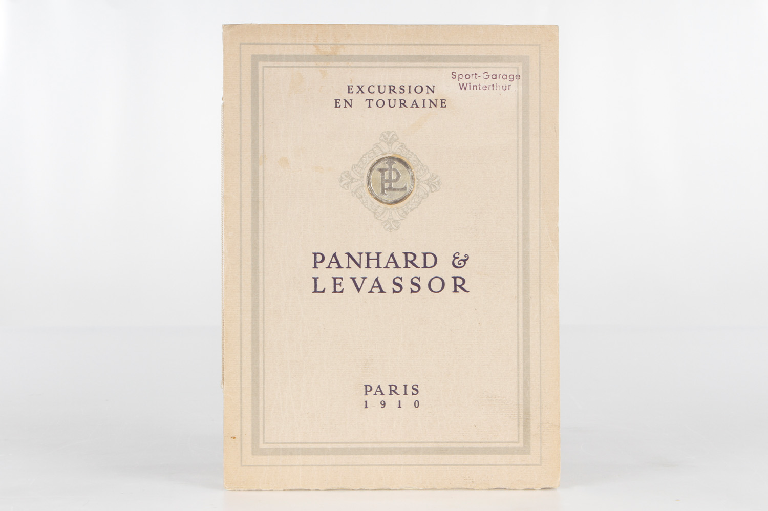 Autokatalog Panhard & Levassor von 1910, @ franz., geprägter Einband aus hochwertigem Karton,