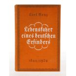 Buch "Carl Benz, Lebensfahrt einer deutschen Erfinders, 1844-1924", 151 Seiten, mit s/w Bildern