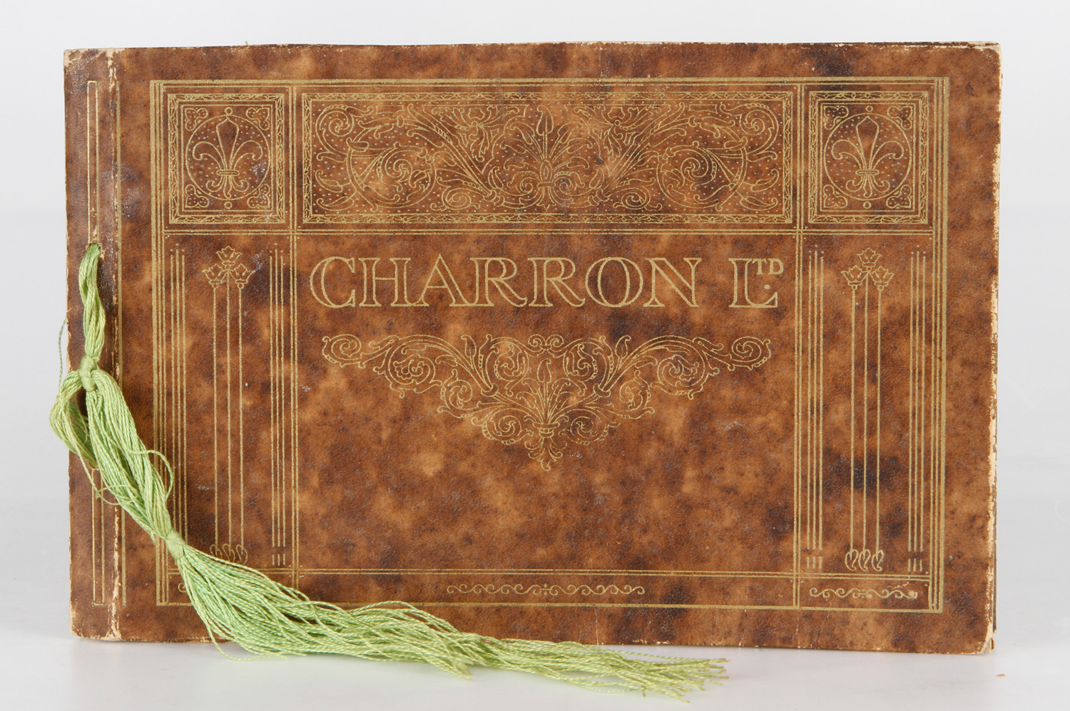 Autokatalog, Charron LTD 1912 @ franz., geprägter Einband, farbig bebildert, leichte