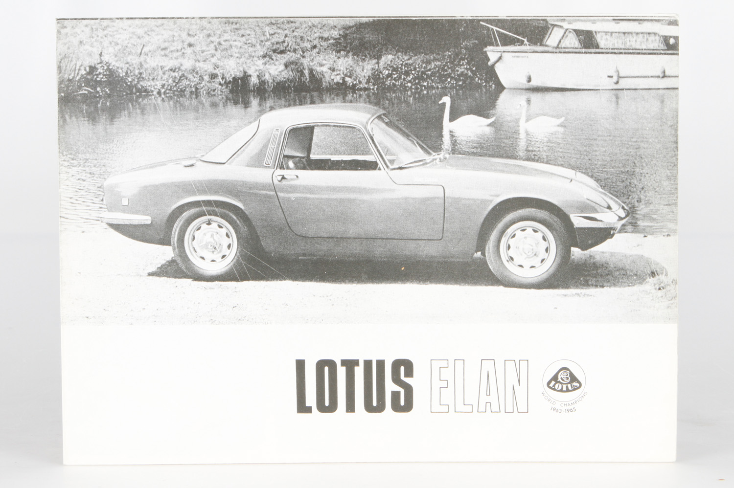 Lotus Elan Faltprospekt 1965 @ s/w, engl., minimale Gebrauchsspuren