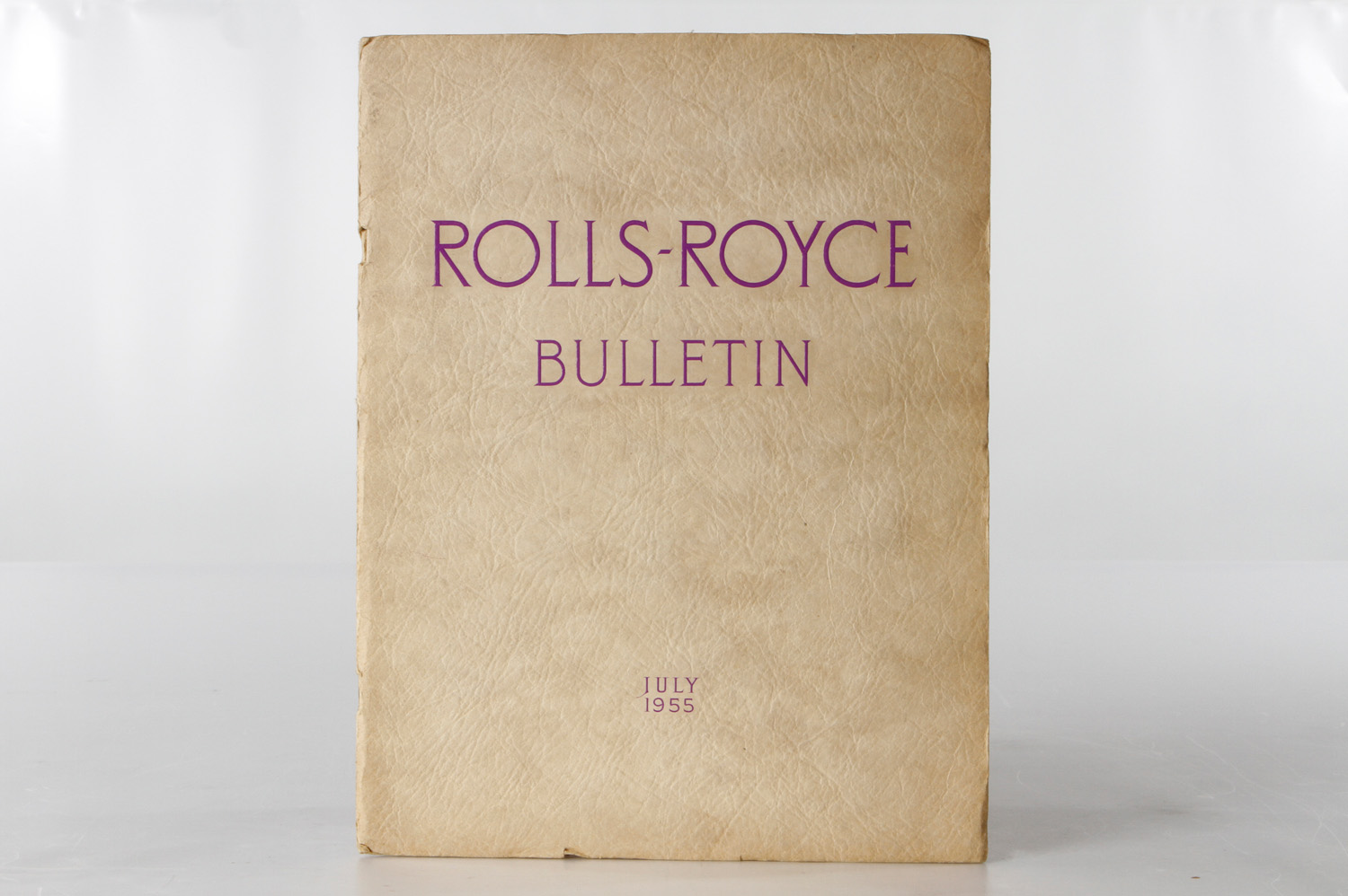 Rolls Royce Bulletin, July 1955, @ englisch, 38 Seiten, minimale Alterungs- und Gebrauchsspuren