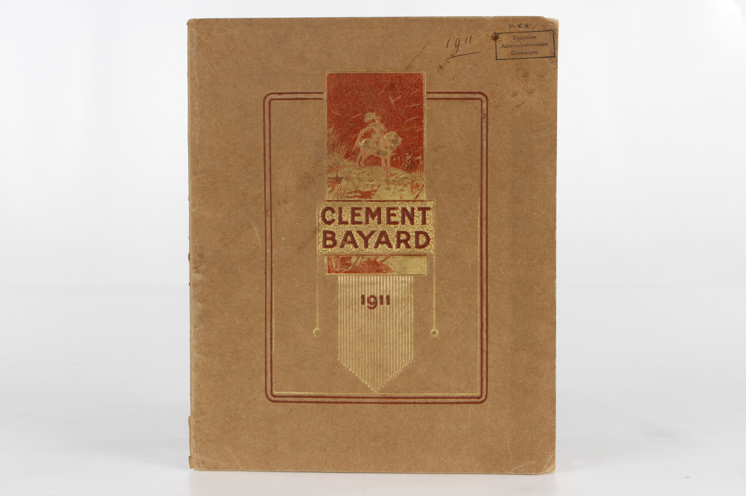 Auto- und Lkw-Katalog Clement Bayard 1911, @ geprägter Einband aus hochw. Karton, s/w bebildert,