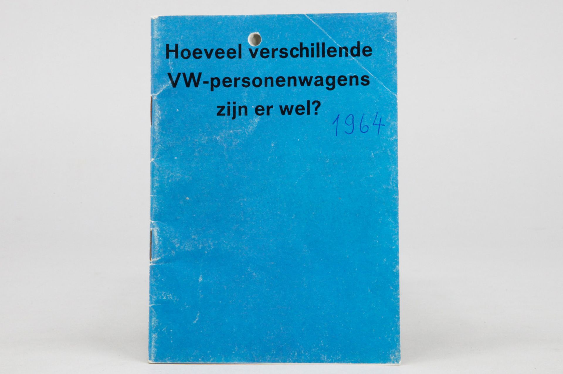 "VW" Prospekt, 1964, holländisch, farbig, gelocht