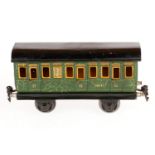 Märklin Abteilwagen 1864, S 1, CL, mit 6 AT, gealterter Lack, LS, L 22, bespielt