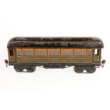 Märklin Personenwagen 1886, S 1, CL, mit 4 AT, 3 Trittstufen fehlen, LS tw nachlackiert, L 33,