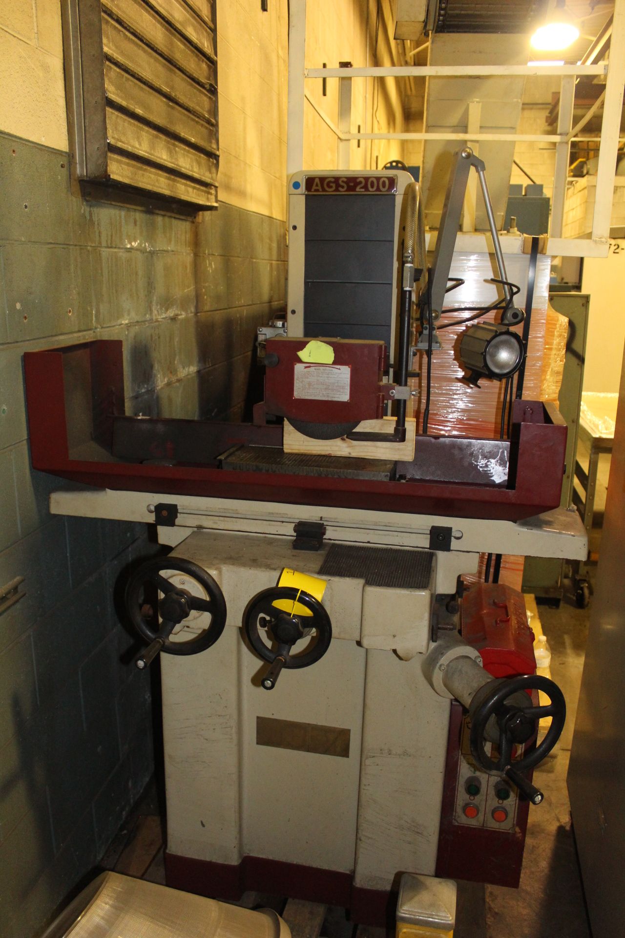 ACER, Model AGS-200, Surface Grinder 6" x 12" Permanent Magnetic Chuck, Hand Feed, S/N 9411084; - Image 2 of 2