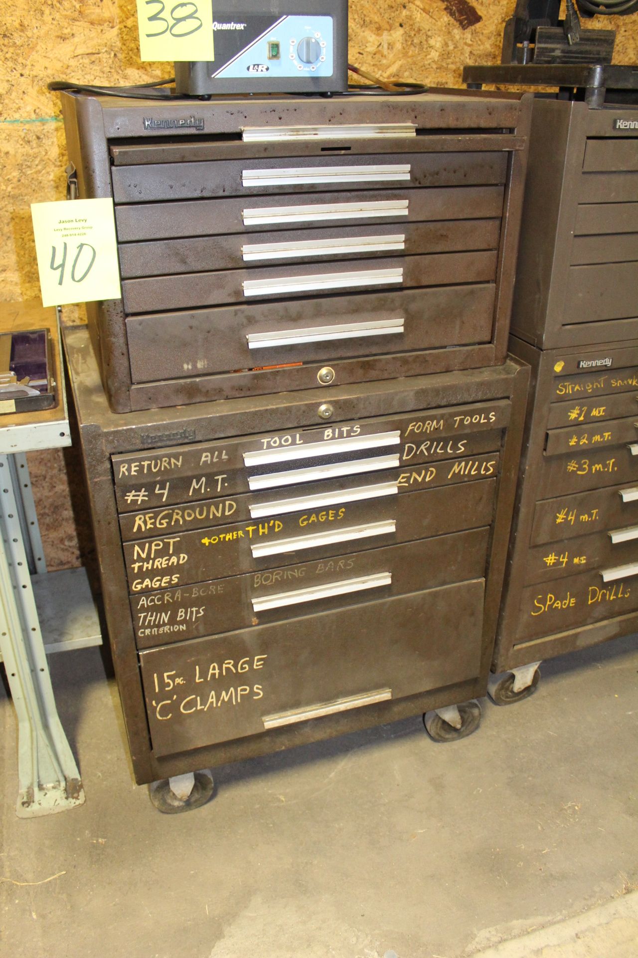 Kennedy 2-Piece Roll-Around Toolbox Set, 6-Drawer Bottom + 5-Drawer Top; Howell MI Location