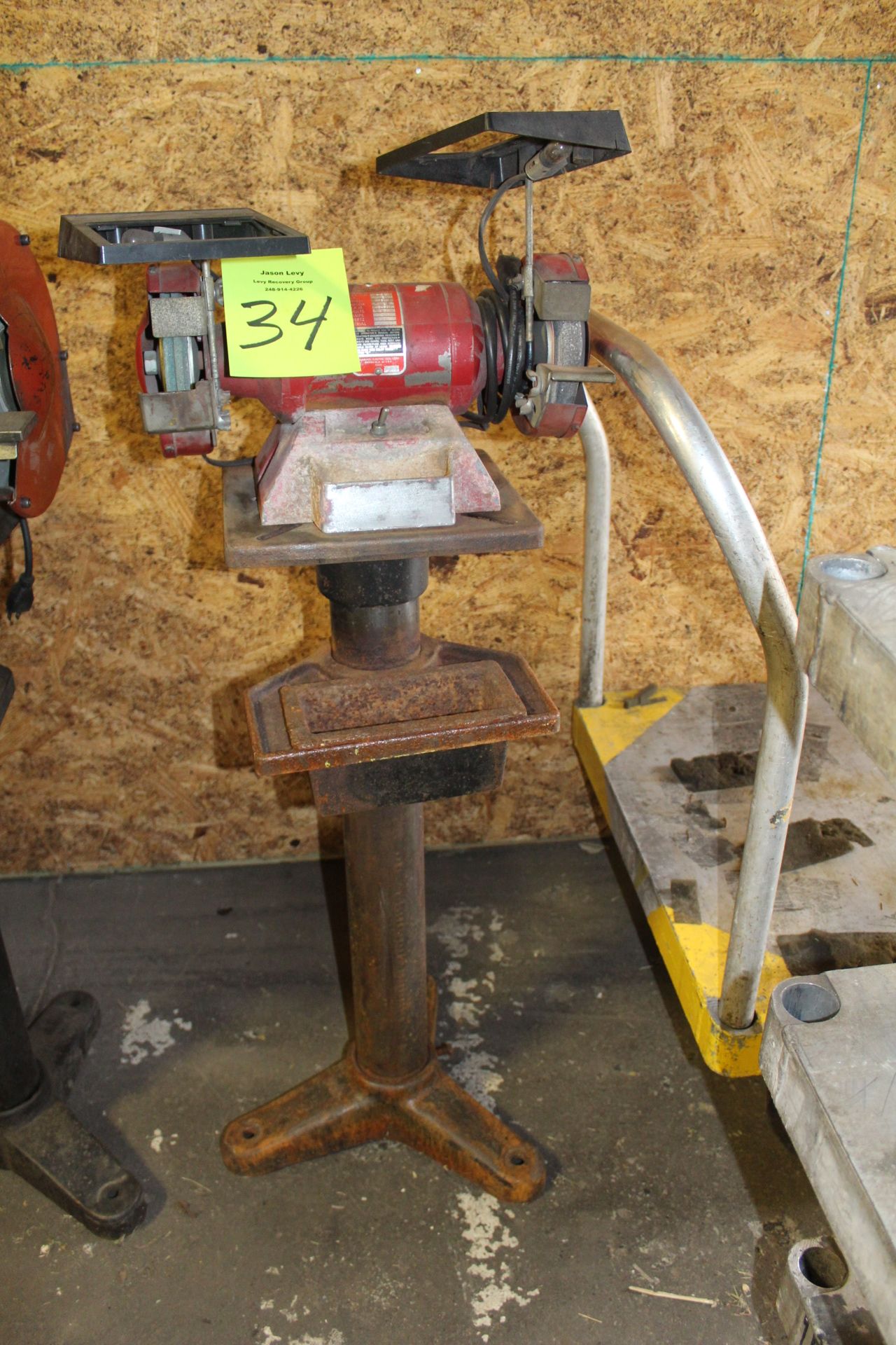 Milwaukee, Model 4931, Pedestal Grinder 6", 1/3-Hp; Howell MI Location