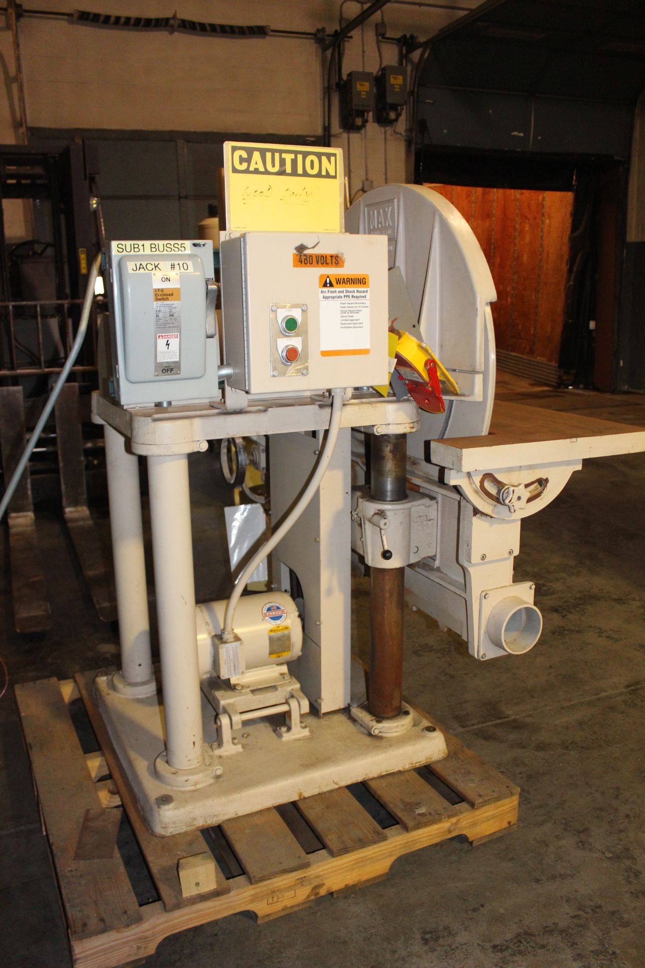 MAX, Model Universal 36 SD, 36" Vertical Disc Sander / Grinder 16" x 46" Table w/ Manual Tilt & - Image 4 of 4