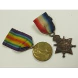 1914 Star and Victory Medal to 24894 Dvr W Liddiard RHA, served with 15 Bde (2)