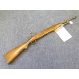 A deactivated Santa Barbara FR-8 service rifle used by Spanish forces post WW2. Cal. 7.92mm. Used as
