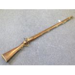 A good East Indian Pattern 1842 musket with EIC Lion to the lock plate. Barrel 39". Bore .76" (or 11