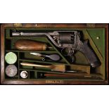 A cased .45/54 bore Calibre Model Tranter Service revolver retailed by E & W Bond, 149 LEADENHALL