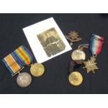 1914 trio to 10428 Pte Frederick Smith 2 Batt Worcestershire Reg comes with portrait, photos, hat