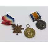 1915 Star Trio named G R Robinson B.R.C. & St J.J. Medals claimed by a Miss Busby of Saskatoon,