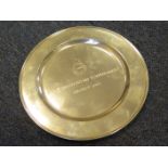 Amsterdam Football Tournament 2003 Presentation Plate from Galatasary who participated in the