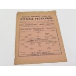 Arsenal v Charlton F/L South 20th Oct 1945