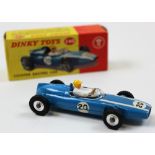 Dinky No.240 Cooper Racing Car Blue Mint in a Mint box.