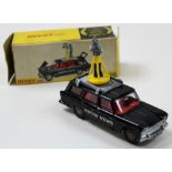 Dinky No.281 Pathe News Camera Car with camera man, Black. Near Mint in a poor box.