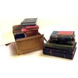 Collection of approximately forty miscellaneous books, including sixteen volumes of dickens and