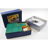 Toys - original boxed Bayko Building Set No 3, plus a shoebox of antique Toy lead Soldiers (qty)