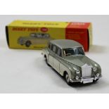 Dinky No.198 Rolls-Royce Phantom V, Light Metallic Green over Cream near Mint in Excellent box.