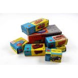 Collection of six boxed Corgi toys, comprising Ford 5000 super major tractor, no. 67; Chipperfield's