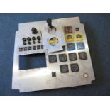 Mock up of a World War 2 control panel, fuel/oil gauges etc, original dials etc (Buyer collects)