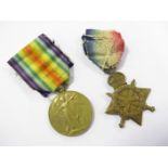 1914-15 star & Victory medal, 11519 2.A.M J.Moore RFC the star renamed VF