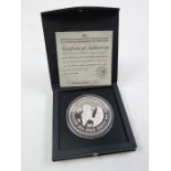 Australia $10 1992 Kookaburra (10oz), Proof FDC in the black box of issue, with certificate