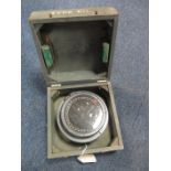 Compass in original wooden case, type PLL, no. 36755B
