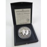 Australia $10 1992 Kookaburra (10oz), Proof FDC in the black box of issue, with certificate