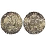 German State Mansfeld-Eisleben 1/6 Thaler 1668 ABK VF (possibly ex-mount)