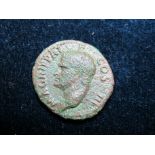 Agrippa as, struck by Caligula, in honour of his grandfather, Rome Mint 37-41 A.D., reverse:-