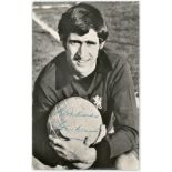 Football, Peter Bonetti, Chelsea, signed   (1)