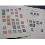 Austria collection on leaves, early to Middle period, good range (qty)