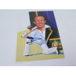 Cricket, Don Bradman, signed colour print, 8 x 11", by Rose